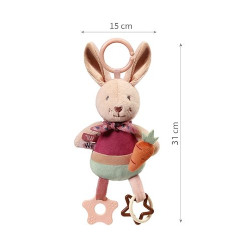 BabyOno csörgõ Karolina nyuszi plüss 31cm 1685