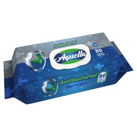 Aquella nedves törlõkendõ Antibacterial kupakos 80 db 