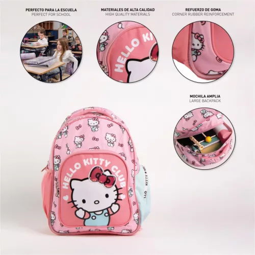 Hello Kitty Club iskolatáska, táska 42 cm