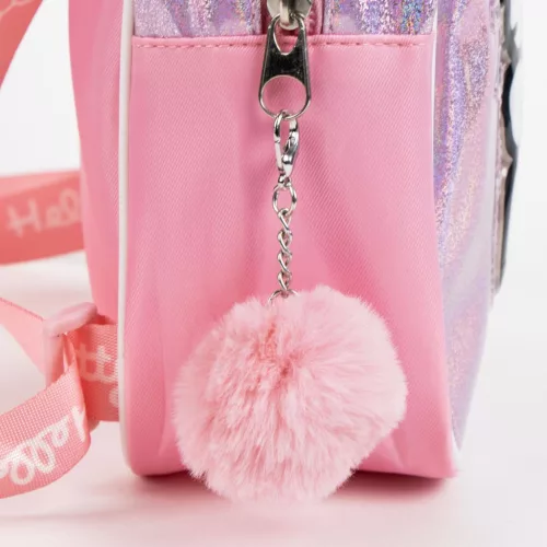Hello Kitty Cutie hologrammos hátizsák, táska 23 cm