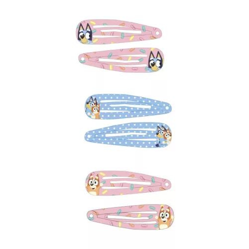 Bluey Heart hajcsat szett 6 db-os