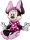 Disney Minnie Style ülő fólia lufi 48 cm