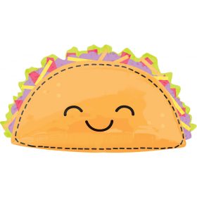 Taco Smile fólia lufi 83 cm