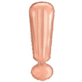 Színes Rose Gold ! betű fólia lufi, 103 cm