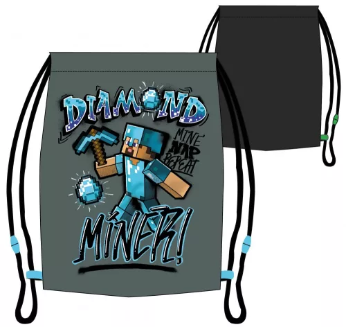 Minecraft Diamond sporttáska tornazsák 37 cm