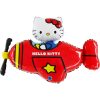 Hello Kitty Airplane Red fólia lufi 76 cm