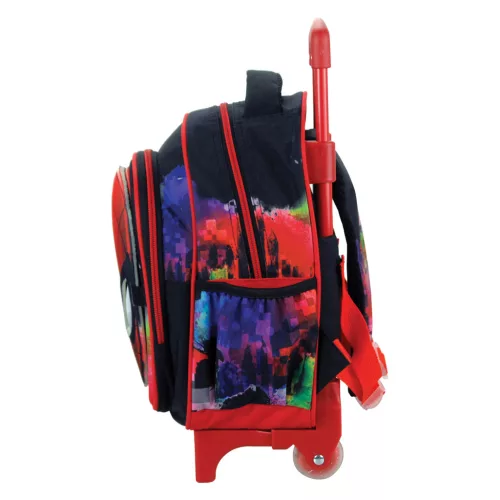 Pókember Global gurulós ovis hátizsák, táska 30 cm maszkkal