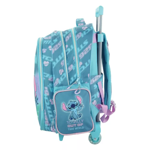 Disney Lilo és Stitch, A csillagkutya Brush It Out gurulós iskolatáska, táska 46 cm