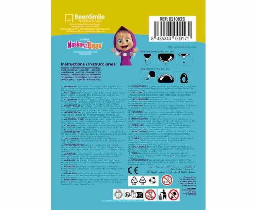 Mása és a medve Happy fólia lufi 46 cm