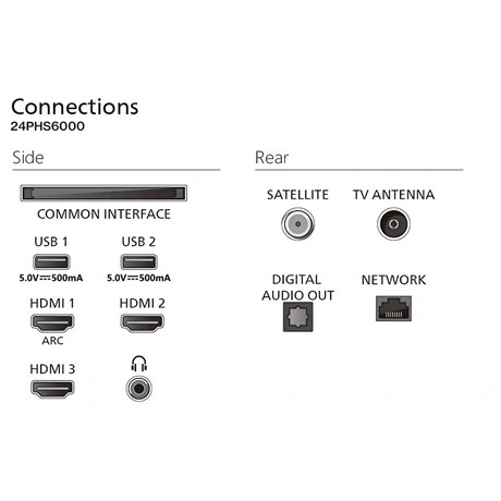 Philips HD LED SMART TV 24PHS6000/12