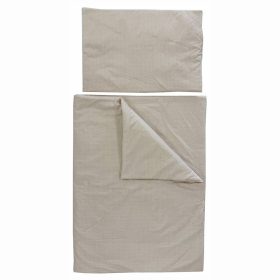   Soffi Baby ágynemû szett 2 részes 135x90 - 40x60cm apró csillag mintás bézs