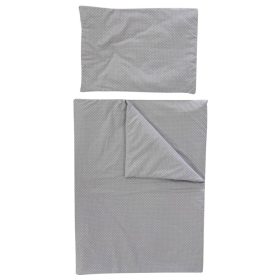   Soffi Baby ágynemû szett 2 részes 135x90 - 40x60cm apró csillag mintás szürke
