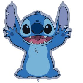   Disney Lilo és Stitch, A csillagkutya Shaped fólia lufi 76x88 cm